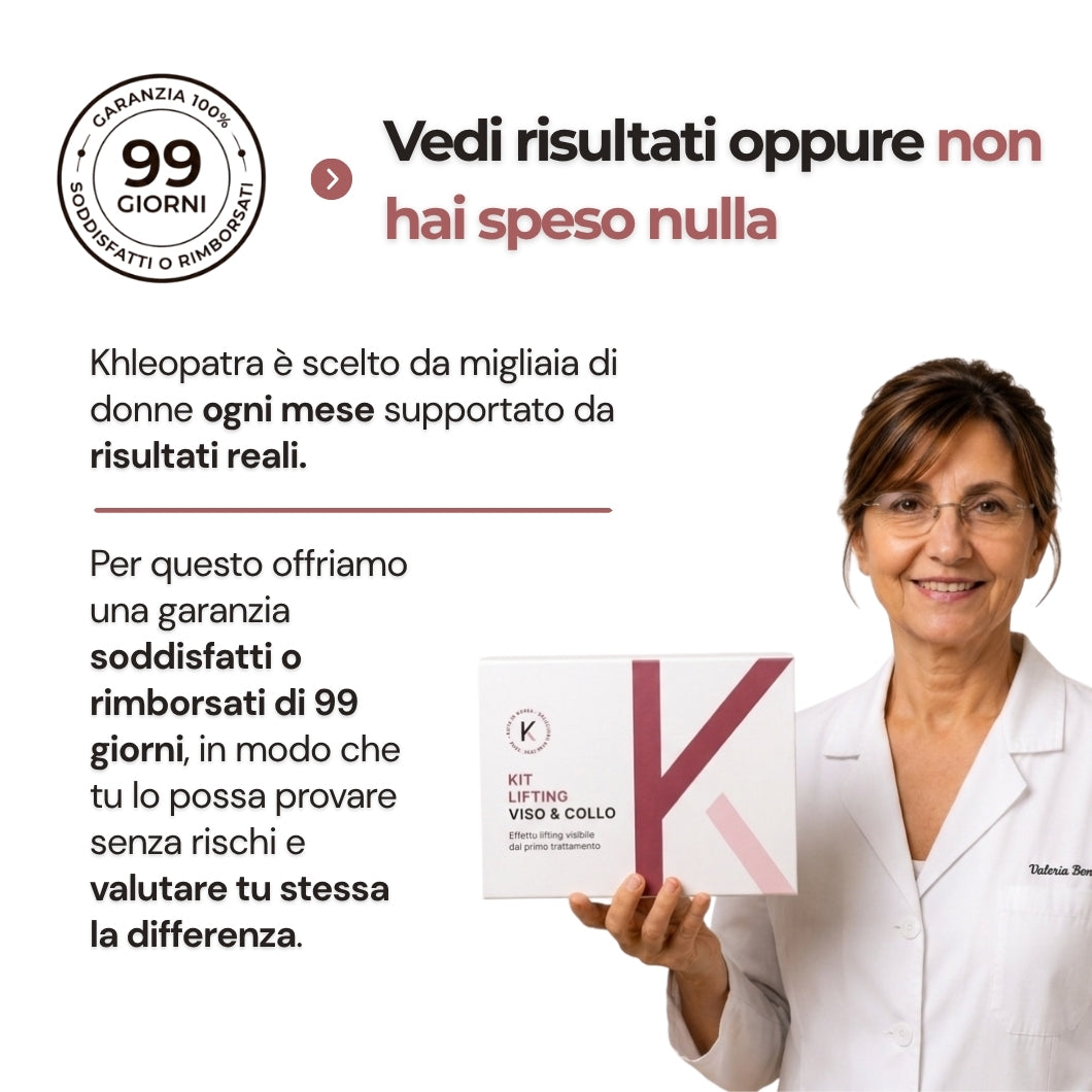 Khelopatra | Kit anti - cedimento 2.0 | Effetto lifting dal primo trattamento