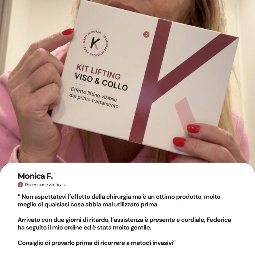 Khelopatra | Kit anti - cedimento 2.0 | Effetto lifting dal primo trattamento