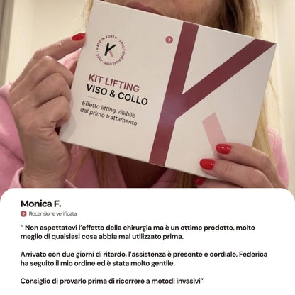 Khelopatra | Kit anti - cedimento 2.0 | Effetto lifting dal primo trattamento