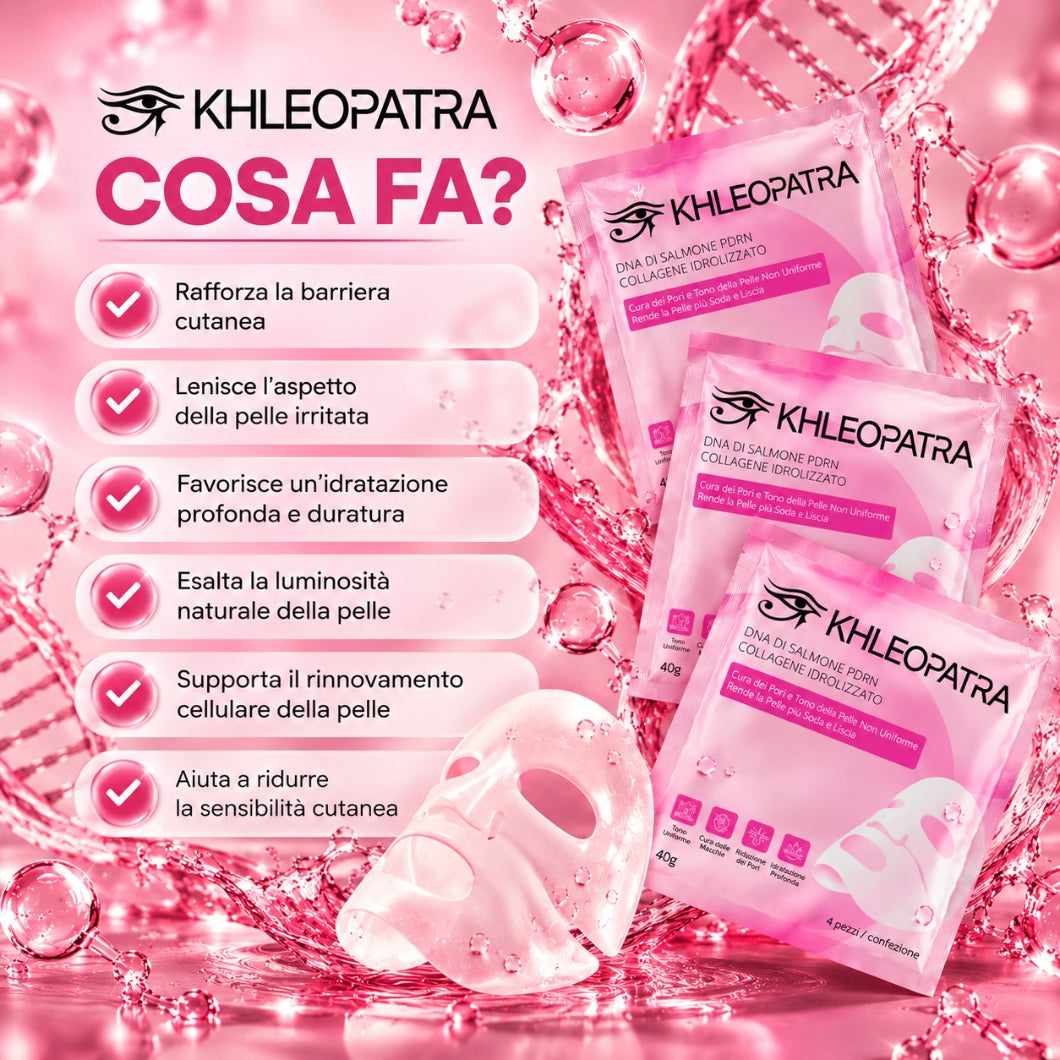 Maschera Idrogel al DNA di Salmone | PDRN | Assorbimento rapido