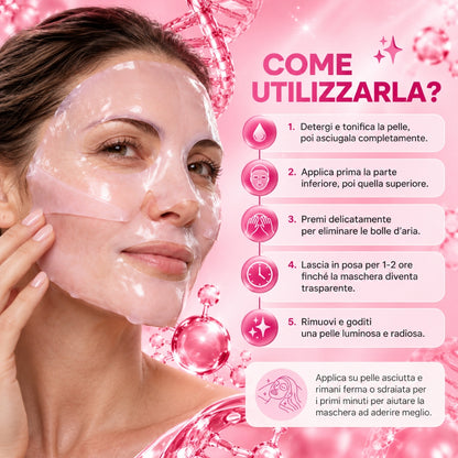 Maschera Idrogel al DNA di Salmone | PDRN | Assorbimento rapido
