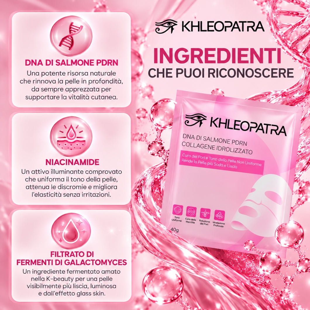 Maschera Idrogel al DNA di Salmone | PDRN | Assorbimento rapido