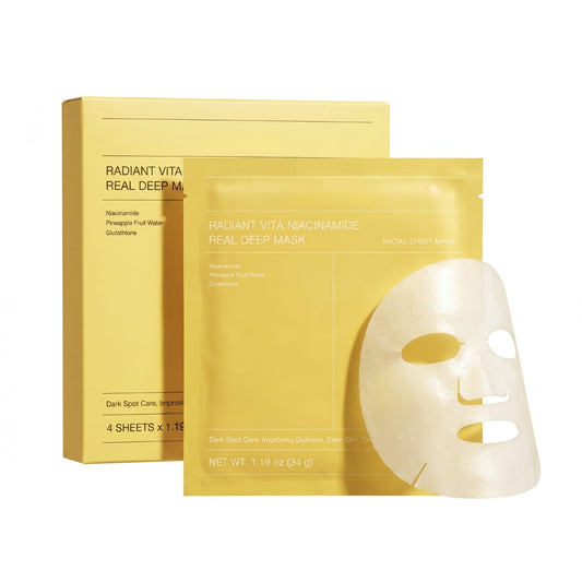 4x Maschera viso - Niacinamide