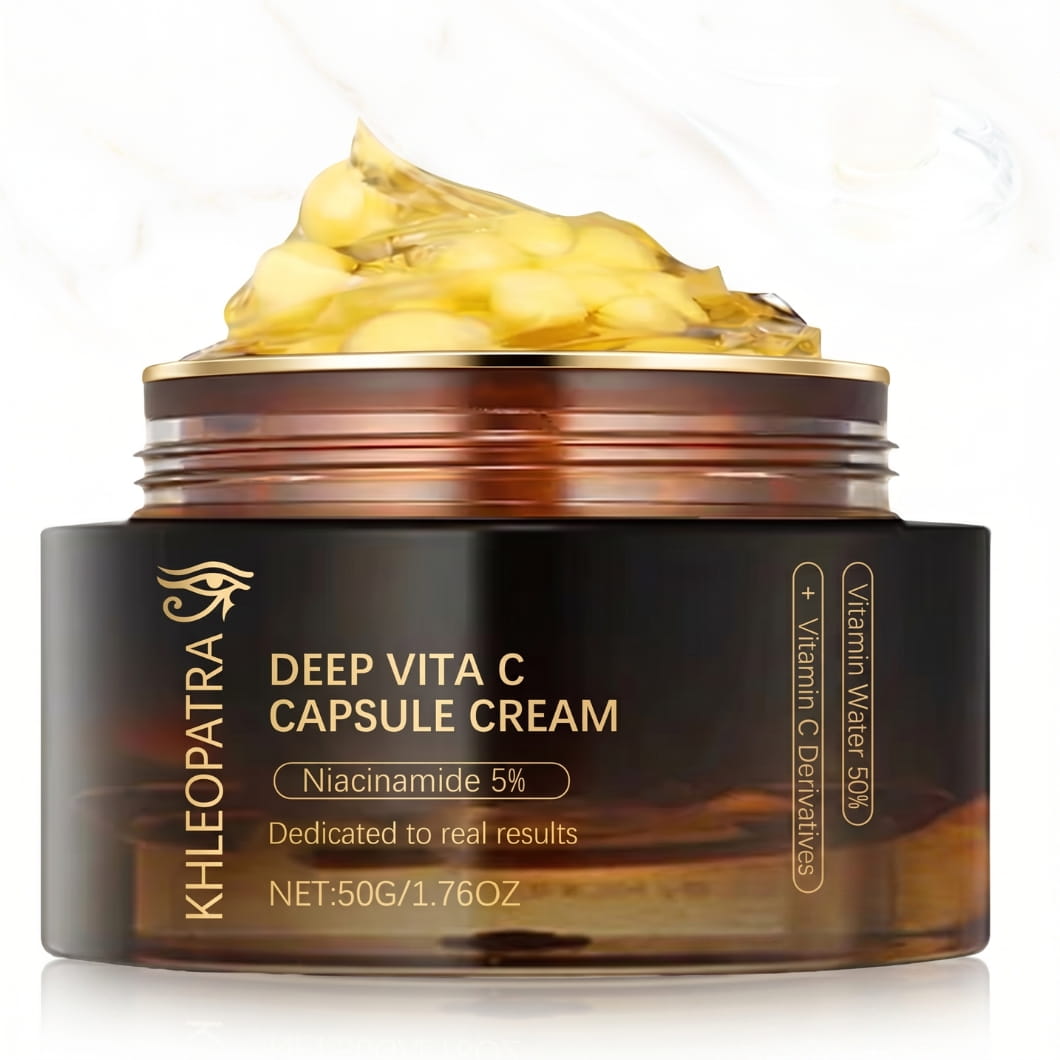 Capsule Vitamina C Dorata Viso