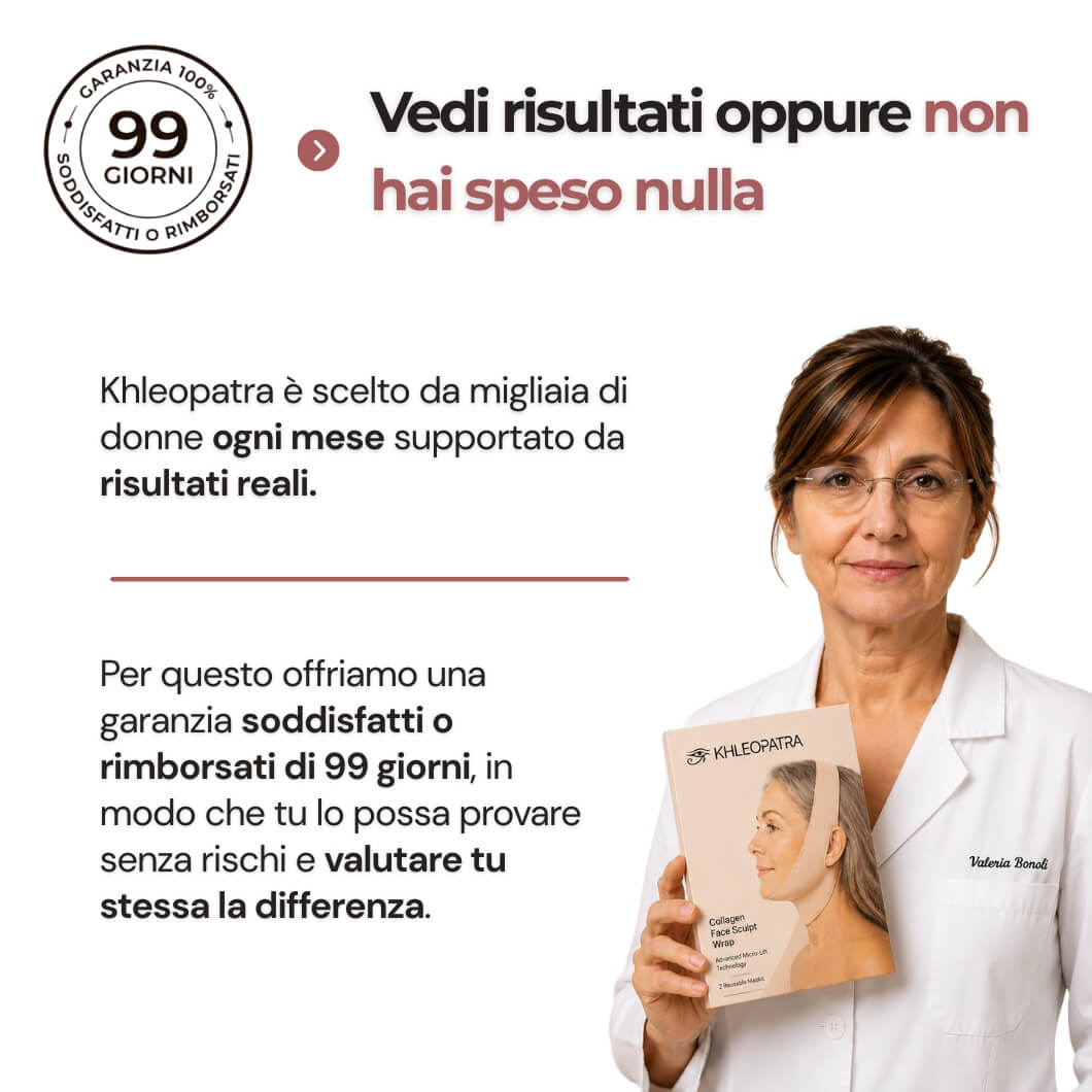 khleopatra - dispositivo di compressione a rilascio collagene 300 dalton