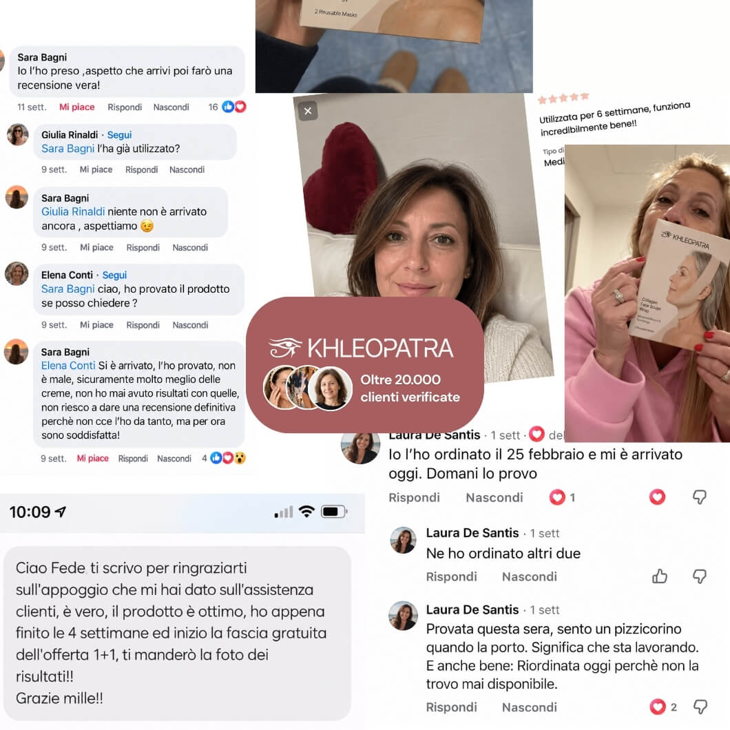 khleopatra - dispositivo di compressione a rilascio collagene 300 dalton