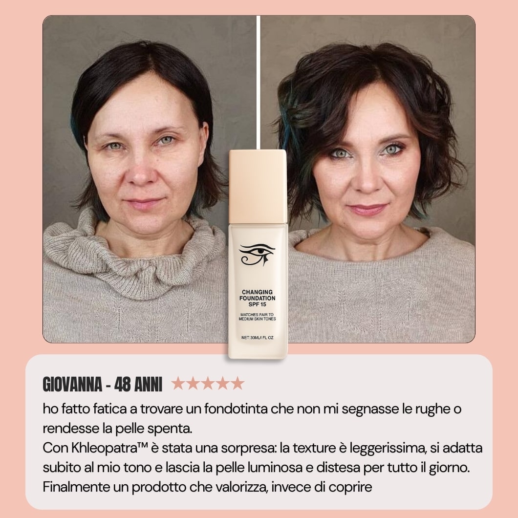 Khleopatra - Fondotinta coreano Anti-età auto adattivo