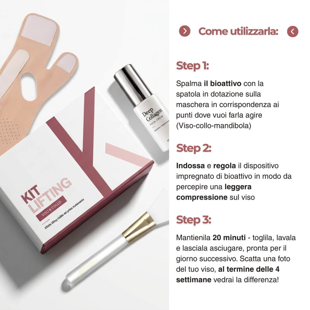 Khelopatra | Kit anti - cedimento 2.0 | Effetto lifting dal primo trattamento