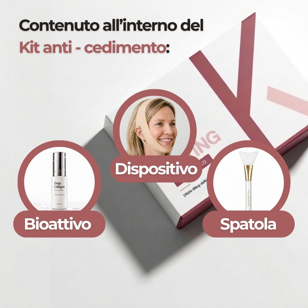 Khelopatra | Kit anti - cedimento 2.0 | Effetto lifting dal primo trattamento