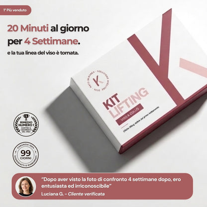 Khelopatra | Kit anti - cedimento 2.0 | Effetto lifting dal primo trattamento